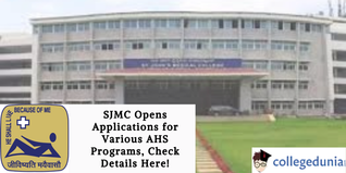 SJMC Opens Applications for Various AHS Programs, Check Details Here!